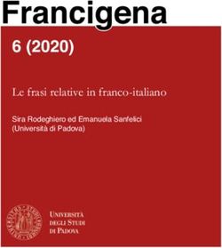 6 (2020) Le frasi relative in franco-italiano - Sira Rodeghiero ed Emanuela Sanfelici (Universit&agrave; di Padova)