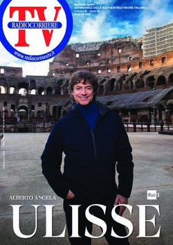 RadiocorriereTv SETTIMANALE DELLA RAI RADIOTELEVISIONE ITALIANA