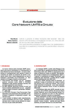 Evoluzione della Core Network UMTS a Circuito