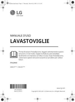 LAVASTOVIGLIE MANUALE D'USO - GSCS CDN B2C Service.