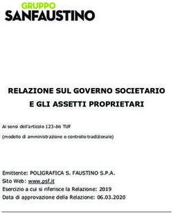 RELAZIONE SUL GOVERNO SOCIETARIO E GLI ASSETTI PROPRIETARI