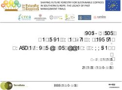 INDICATORI DI GESTIONE FORESTALE SOSTENIBILE NOVITÀ E CONTRIBUTO DI FUTUREFORCOPPICES