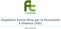 DISPOSITIVO FORMA.TEMP PER LA FORMAZIONE A DISTANZA (FAD)