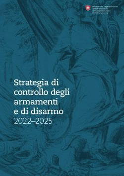 Strategia di controllo degli armamenti e di disarmo 2022-2025