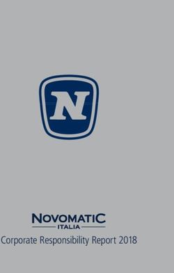 Corporate Responsibility Report 2018 - NOVOMATIC Italia