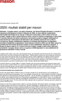2020: risultati stabili per maxon