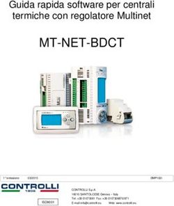 MT-NET-BDCT Guida rapida software per centrali termiche con regolatore Multinet