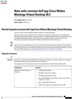 Note sulla versione dell'app Cisco Webex Meetings Virtual Desktop 39.3