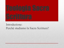 Teologia Sacra Scrittura - Introduzione: Perch&eacute; studiamo la Sacra Scrittura? - LUMSA