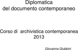 Del documento contemporaneo - Diplomatica Corso di archivistica contemporanea 2013 - Archivio di Stato di ...