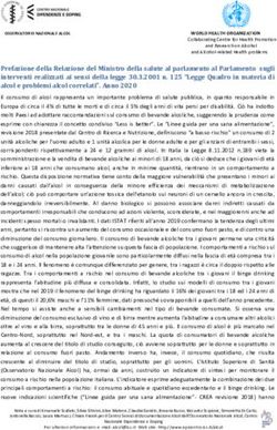Prefazione della Relazione del Ministro della salute al parlamento al Parlamento sugli interventi realizzati ai sensi della legge 30.3.2001 n. 125 ...