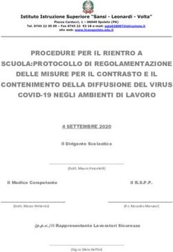 PROCEDURE PER IL RIENTRO A SCUOLA:PROTOCOLLO DI REGOLAMENTAZIONE DELLE MISURE PER IL CONTRASTO E IL CONTENIMENTO DELLA DIFFUSIONE DEL VIRUS ...