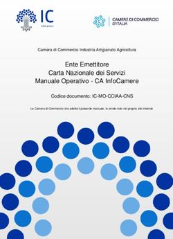 Ente Emettitore Carta Nazionale dei Servizi Manuale Operativo - CA InfoCamere