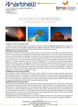 TOUR TESORI DI SICILIA - DAL 14 AL 21 SETTEMBRE 2020 - Autoservizi Martinelli