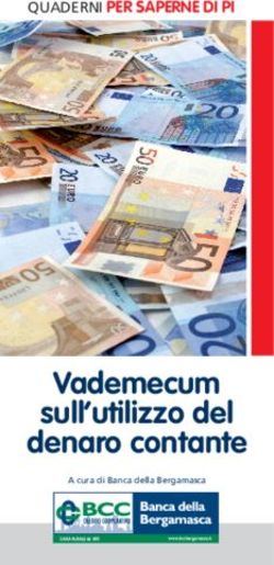 Vademecum sull'utilizzo del denaro contante - QUADERNI PER SAPERNE DI PI&Ugrave;