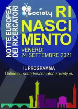 IL PROGRAMMA Online su nottedeiricercatori-society.eu
