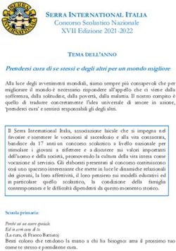 SERRA INTERNATIONAL ITALIA - Concorso Scolastico Nazionale XVII Edizione 2021-2022 - Serra Club Italia