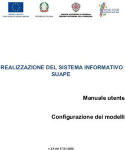 REALIZZAZIONE DEL SISTEMA INFORMATIVO SUAPE - Manuale utente Configurazione dei modelli - SardegnaImpresa