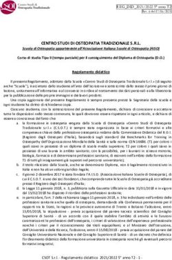 CENTRO STUDI DI OSTEOPATIA TRADIZIONALE S.R.L.