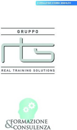 CATALOGO CORSI 2020/21 - REAL TRAINING SOLUTIONS