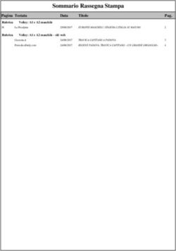 Sommario Rassegna Stampa - Pallavolo Padova