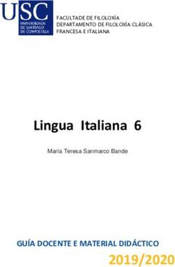 Lingua Italiana 6 2019/2020 - USC