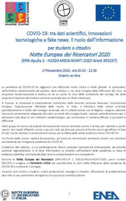 Notte Europea dei Ricercatori 2020 - COVID-19: tra dati scientifici, innovazioni tecnologiche e fake news. Il ruolo dell'informazione - ENEA