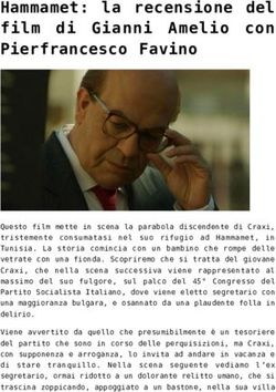 Hammamet: la recensione del film di Gianni Amelio con Pierfrancesco Favino - Il Discorso