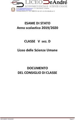 ESAME DI STATO - Liceo F. De André