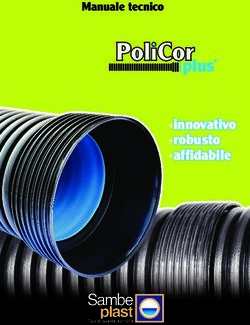 Plus innovativo robusto affidabile - Manuale tecnico - Sambeplast