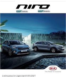 Listino prezzi in vigore dal 01/01/2021 - autolidotre