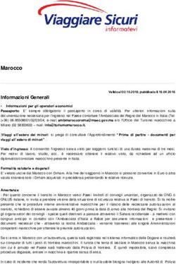 Marocco - Viaggiare sicuri
