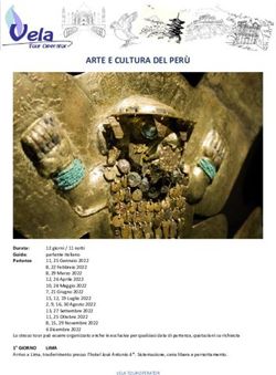 ARTE E CULTURA DEL PER&Ugrave; - Vela Tour Operator