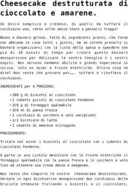 Cheesecake destrutturata di cioccolato e amarene.