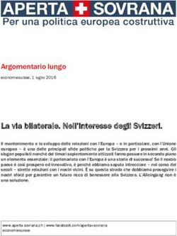 La via bilaterale. Nell'interesse degli Svizzeri.