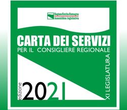 2021 CARTA DEI SERVIZI PER IL CONSIGLIERE REGIONALE - Assemblea legislativa. Regione Emilia ...