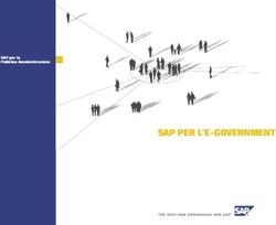 SAP PER L'E-GOVERNMENT - SAP per la Pubblica Amministrazione