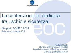 La contenzione in medicina tra rischio e sicurezza - Simposio COMEC 2018 Bellinzona, 22 maggio 2018 - La contenzione tra rischio e sicurezza