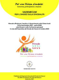 Per una Chiesa sinodale: Comunione, partecipazione e missione - Conferenza Episcopale Italiana