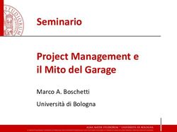 Seminario Project Management e il Mito del Garage - Marco A. Boschetti Università di Bologna - Unibo