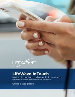 LIFEWAVE INTOUCH METTITI IN CONTATTO. MANTIENITI IN CONTATTO CONTATTARE FACILMENTE POTENZIALI CLIENTI E DISTRIBUTORI - LIFEWAVE SUCCESS LIBRARY