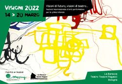 Visioni 2022 14 20 marzo - Visioni di futuro, visioni di teatro...