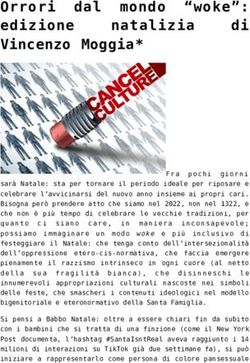 Orrori dal mondo "woke": di