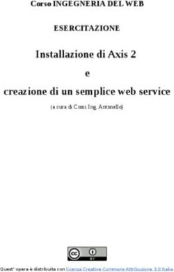 Installazione di Axis 2 e creazione di un semplice web service - ESERCITAZIONE Corso INGEGNERIA DEL WEB
