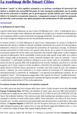 La roadmap delle Smart Cities