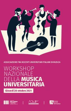 UNIVERSITARIA DELLA MUSICA NAZIONALE - Giovedì 28 ottobre 2021