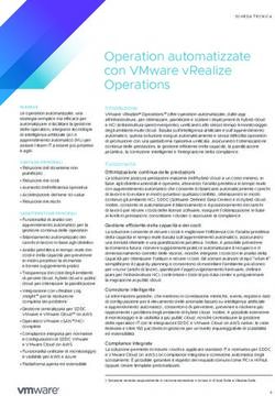 Operation automatizzate con VMware vRealize Operations
