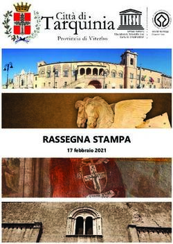 RASSEGNA STAMPA 17 febbraio 2021 - Citt&agrave; di Tarquinia