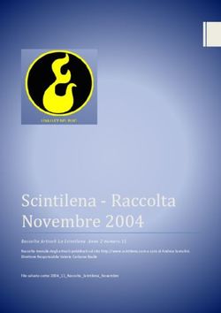 Scintilena - Raccolta Novembre 2004