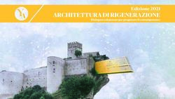 ARCHITETTURA DI RIGENERAZIONE - Edizione 2021 Dialogare col passato per progettare il contemporaneo - YAC Academy